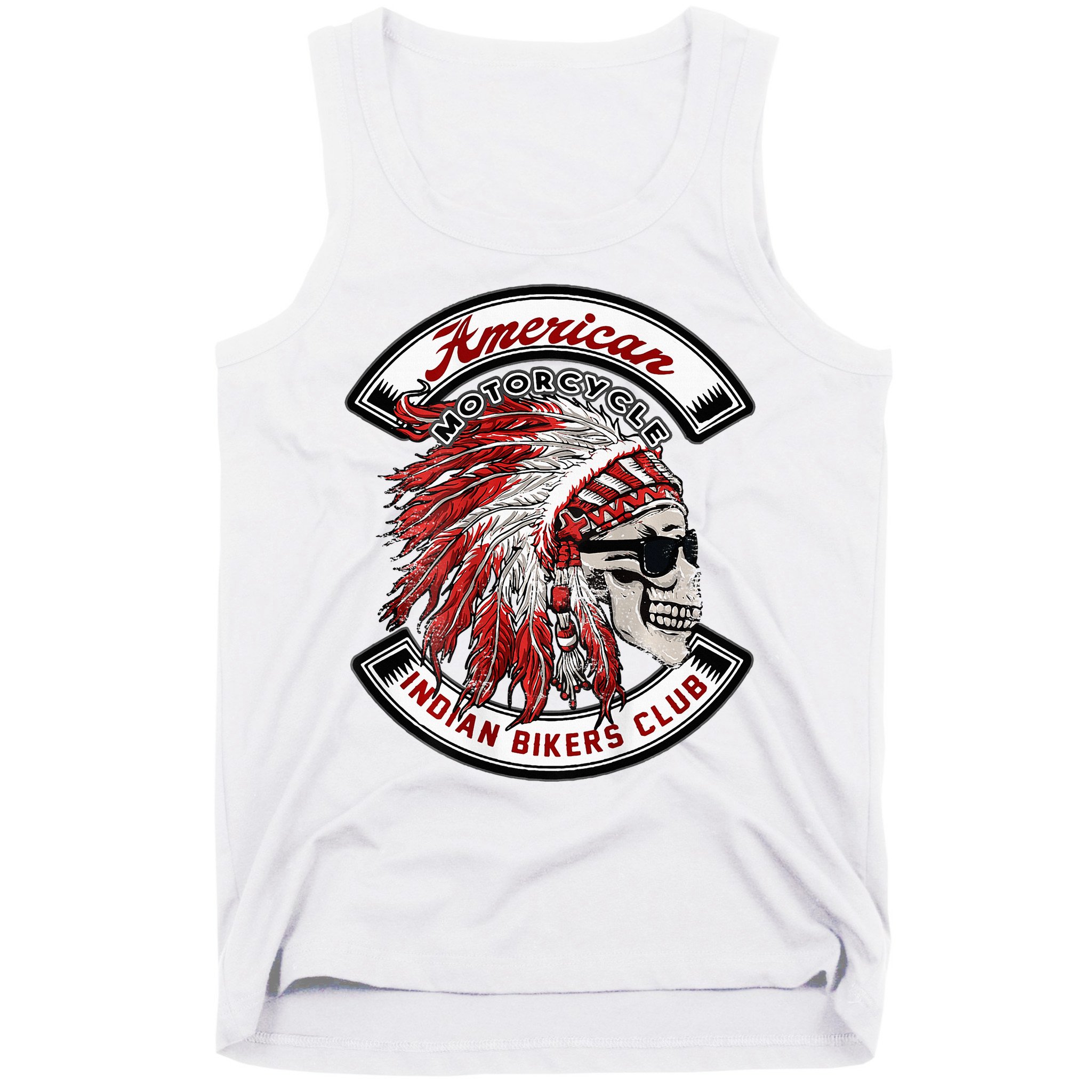American Indian Bikers Club Motorcycle Biker Bike Tank Top