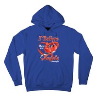 Awesome I Believe There Are Angels Among Us Cardinal Birds Gift Hoodie