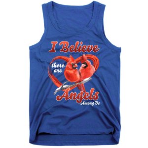 Awesome I Believe There Are Angels Among Us Cardinal Birds Gift Tank Top