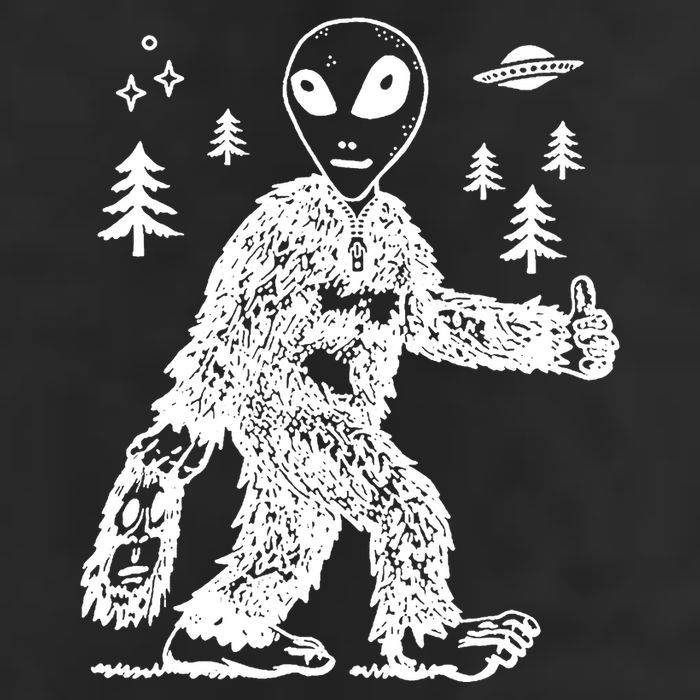 Alien In Bigfoot Costume Adult Drive Performance Visor