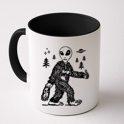 Alien In Bigfoot Costume Mug