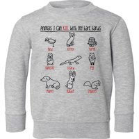 Animals I Can Kill With My Bare Hands Toddler Sweatshirt