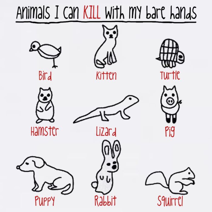 Animals I Can Kill With My Bare Hands T-Shirt
