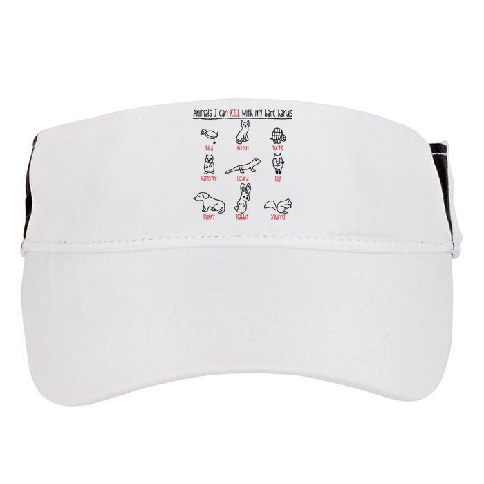 Animals I Can Kill With My Bare Hands Adult Drive Performance Visor
