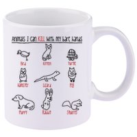 Animals I Can Kill With My Bare Hands 11oz C Handle Ceramic Mug