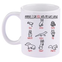 Animals I Can Kill With My Bare Hands 11oz C Handle Ceramic Mug