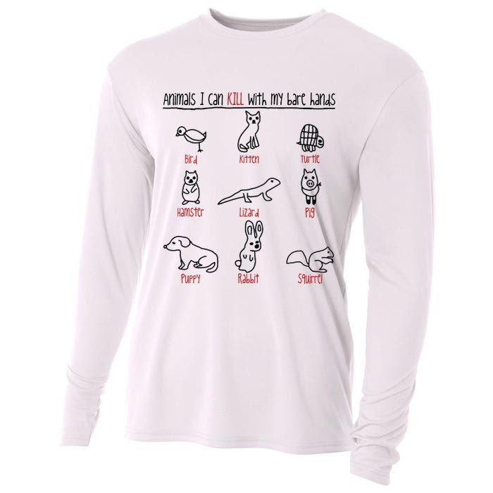 Animals I Can Kill With My Bare Hands Cooling Performance Long Sleeve Crew