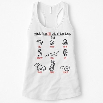 Animals I Can Kill With My Bare Hands Womens Tank Top
