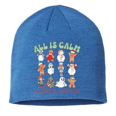 All Is Calm Just Kidding This Is Kindergarten Sustainable Beanie