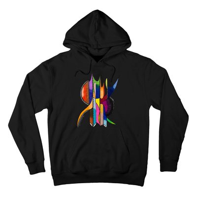 Art In Color Dynamic Geometric Design Hoodie