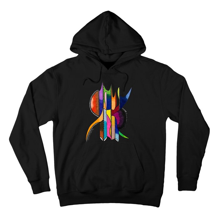 Art In Color Dynamic Geometric Design Hoodie