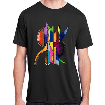 Art In Color Dynamic Geometric Design Adult ChromaSoft Performance T-Shirt