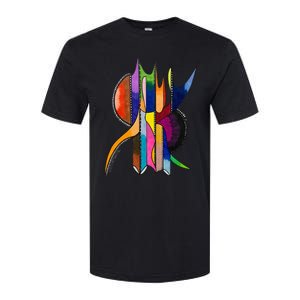 Art In Color Dynamic Geometric Design Softstyle® CVC T-Shirt