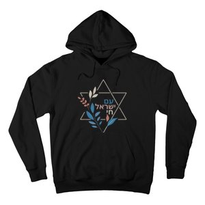 Am Israel Chai Jewish Pride Support Israeli Hebrew Jerusalem Hoodie