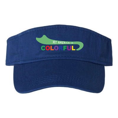 America Is Colorful Meaningful Gift Positive Message Gift Visor