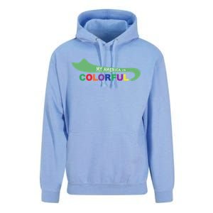 America Is Colorful Meaningful Gift Positive Message Gift Unisex Surf Hoodie