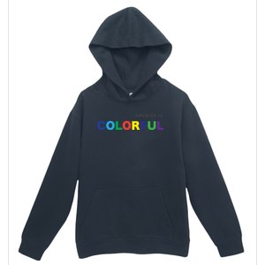 America Is Colorful Positive Message Gift Usa Great Gift Urban Pullover Hoodie