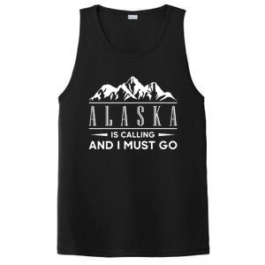 Alaska Is Calling And I Must Go Gift PosiCharge Competitor Tank