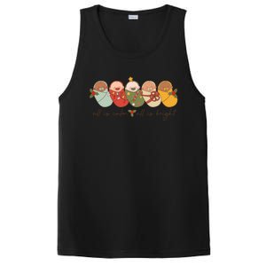 All Is Calm All Is Bright Nicu Christmas For Mother Funny Gift PosiCharge Competitor Tank