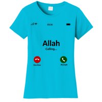 Allah Is Calling Ramadan Muslim Eid Mubarak Islamic Gift Women's T-Shirt