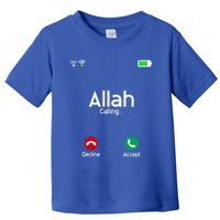 Allah Is Calling Ramadan Muslim Eid Mubarak Islamic Gift Toddler T-Shirt