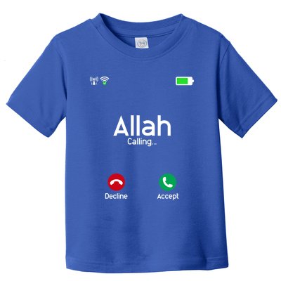 Allah Is Calling Ramadan Muslim Eid Mubarak Islamic Gift Toddler T-Shirt