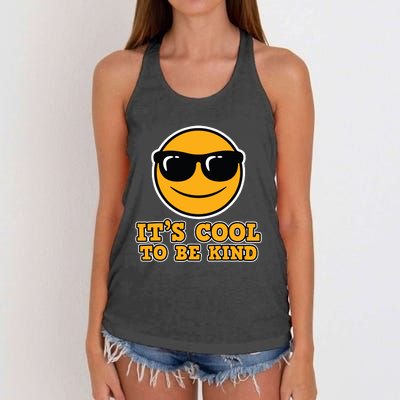 Antibullying Its Cool The Be Kind Friendship Gift Be Kind Women's Knotted Racerback Tank