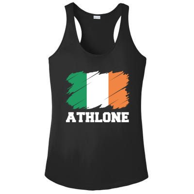 Athlone Ireland City éIre Irish Flag Funny Gift Ladies PosiCharge Competitor Racerback Tank