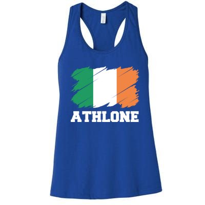 Athlone Ireland City éIre Irish Flag Funny Gift Women's Racerback Tank