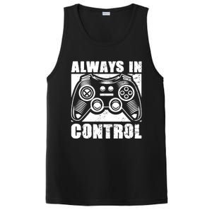 Always In Control Funny Video Game Player Quote Gaming Lover Gift PosiCharge Competitor Tank