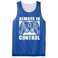 Always In Control Funny Video Game Player Quote Gaming Lover Gift Mesh Reversible Basketball Jersey Tank