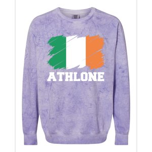 Athlone Ireland City éIre Irish Flag Meaningful Gift Colorblast Crewneck Sweatshirt