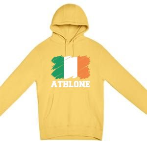 Athlone Ireland City éIre Irish Flag Meaningful Gift Premium Pullover Hoodie