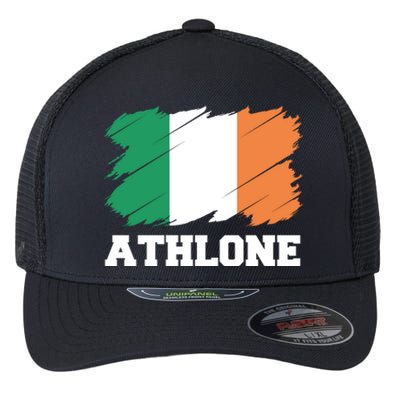 Athlone Ireland City éIre Irish Flag Meaningful Gift Flexfit Unipanel Trucker Cap