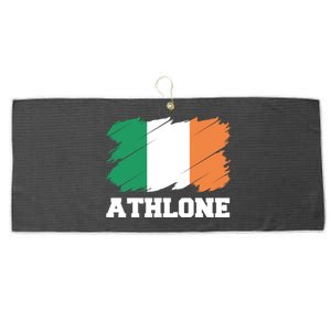 Athlone Ireland City éIre Irish Flag Meaningful Gift Large Microfiber Waffle Golf Towel