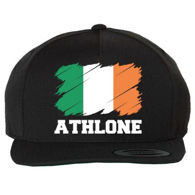 Athlone Ireland City éIre Irish Flag Meaningful Gift Wool Snapback Cap