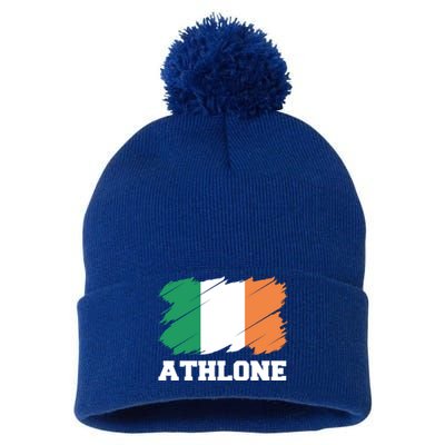 Athlone Ireland City éIre Irish Flag Meaningful Gift Pom Pom 12in Knit Beanie