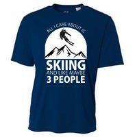 All I Care Abut Is Skilling And Like 3 People Cooling Performance Crew T-Shirt