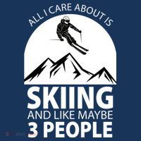 All I Care Abut Is Skilling And Like 3 People Flatbill Hat
