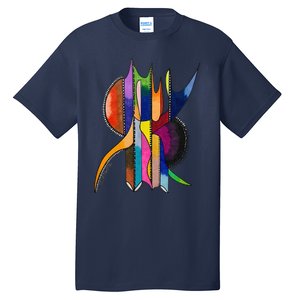 Art In Color Dynamic Geometric Tall T-Shirt