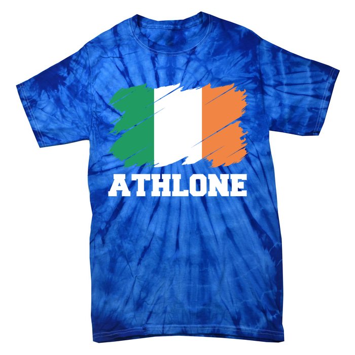 Athlone Ireland City éIre Irish Flag Gift Tie-Dye T-Shirt