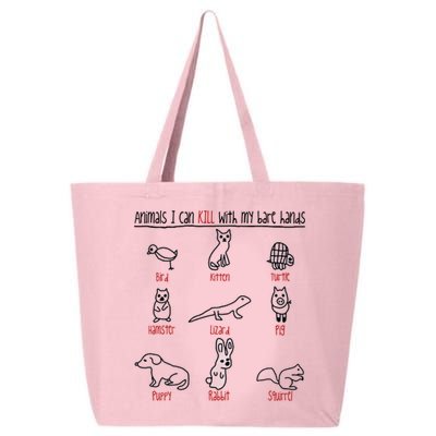 Animals I Can Kill With My Bare Hands Funny Gift Animal Lover 25L Jumbo Tote