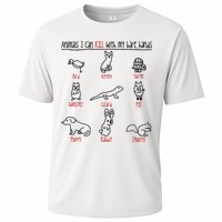 Animals I Can Kill With My Bare Hands Funny Gift Animal Lover Cooling Performance Crew T-Shirt