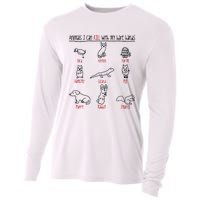 Animals I Can Kill With My Bare Hands Funny Gift Animal Lover Cooling Performance Long Sleeve Crew