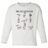 Animals I Can Kill With My Bare Hands Funny Gift Animal Lover Toddler Long Sleeve Shirt