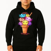 Axolotls Ice Cream Funny Axolotl Hoodie