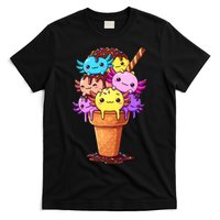 Axolotls Ice Cream Funny Axolotl T-Shirt