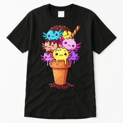 Axolotls Ice Cream Funny Axolotl Tall T-Shirt