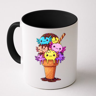Axolotls Ice Cream Funny Axolotl Mug