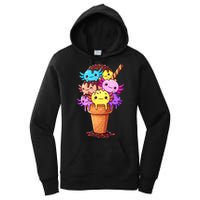 Axolotls Ice Cream Funny Axolotl Women's Pullover Hoodie